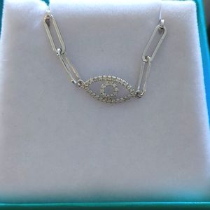 Effy Evil Eye Paperclip Bracelet